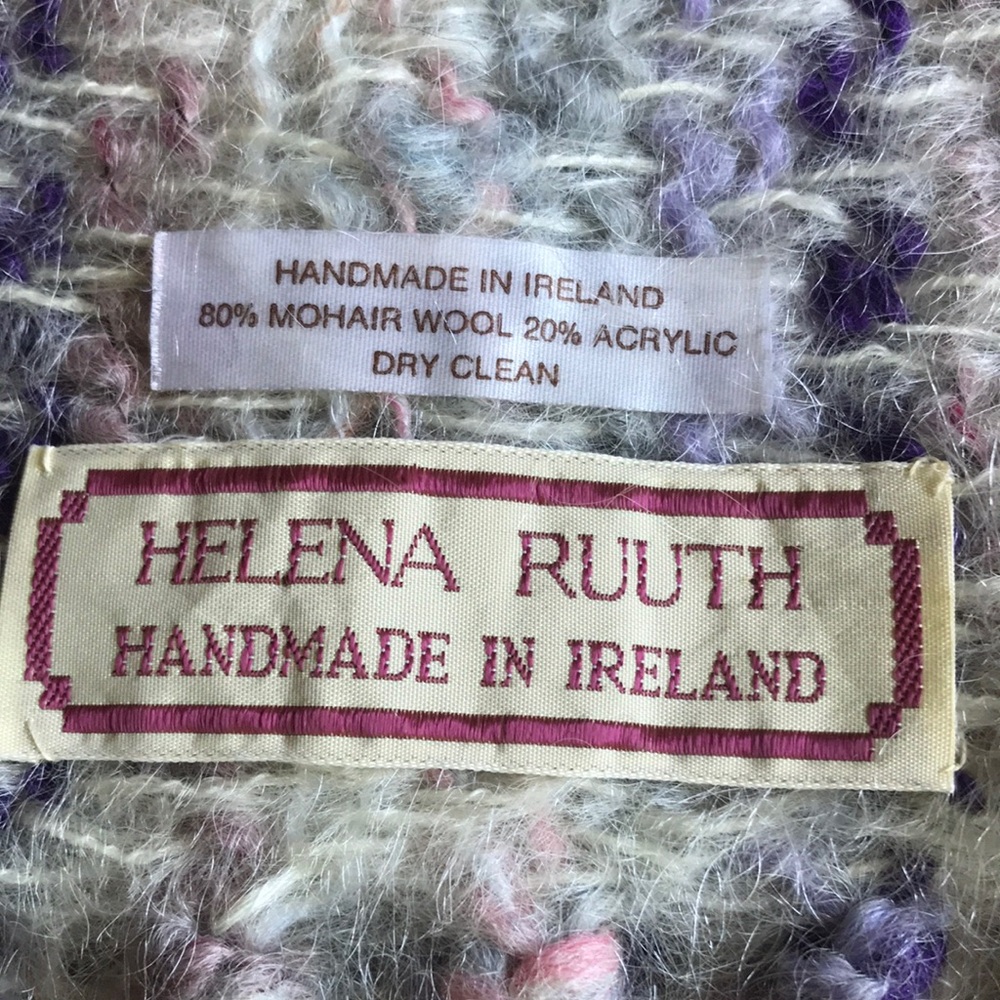 Helena Ruth Handmade Wool Scarf - Picture 2 of 2